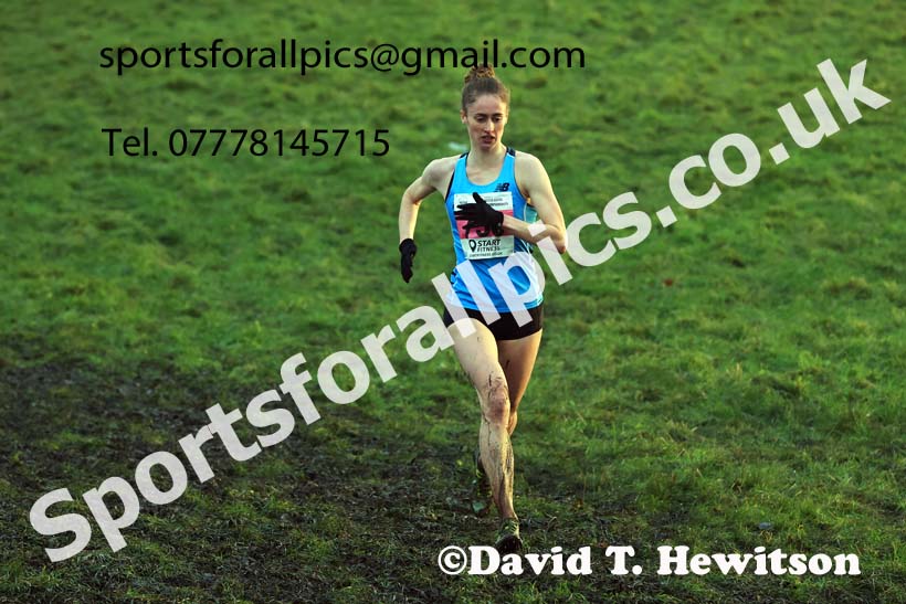 Senior womens 2023 North Eastern Cross Country Champs., Temple Park, South Shields. Photo: David T. Hewitson/Sports for All Pics